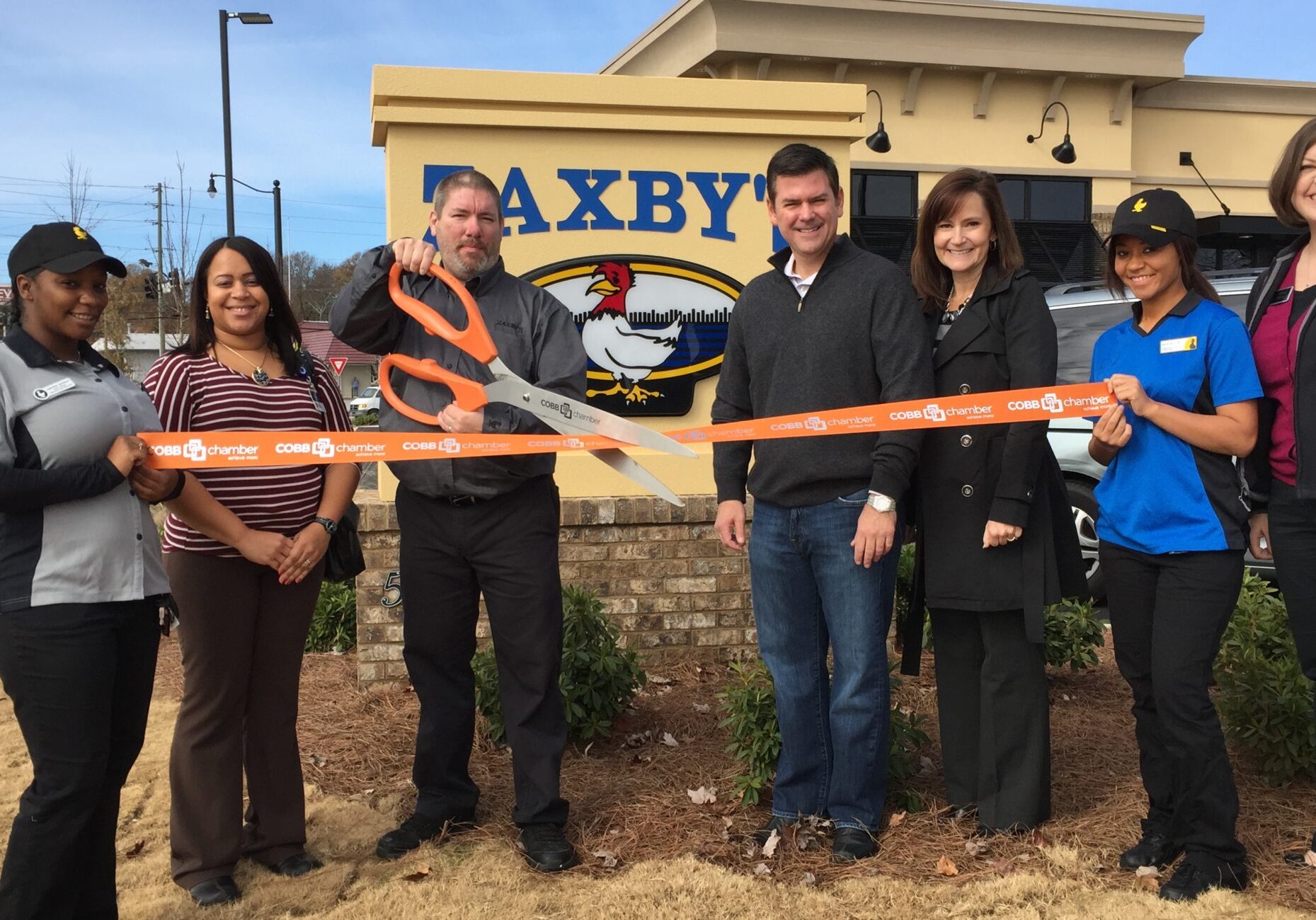 Ribbon Cutting for the 591 South Marietta Parkway Store 2014